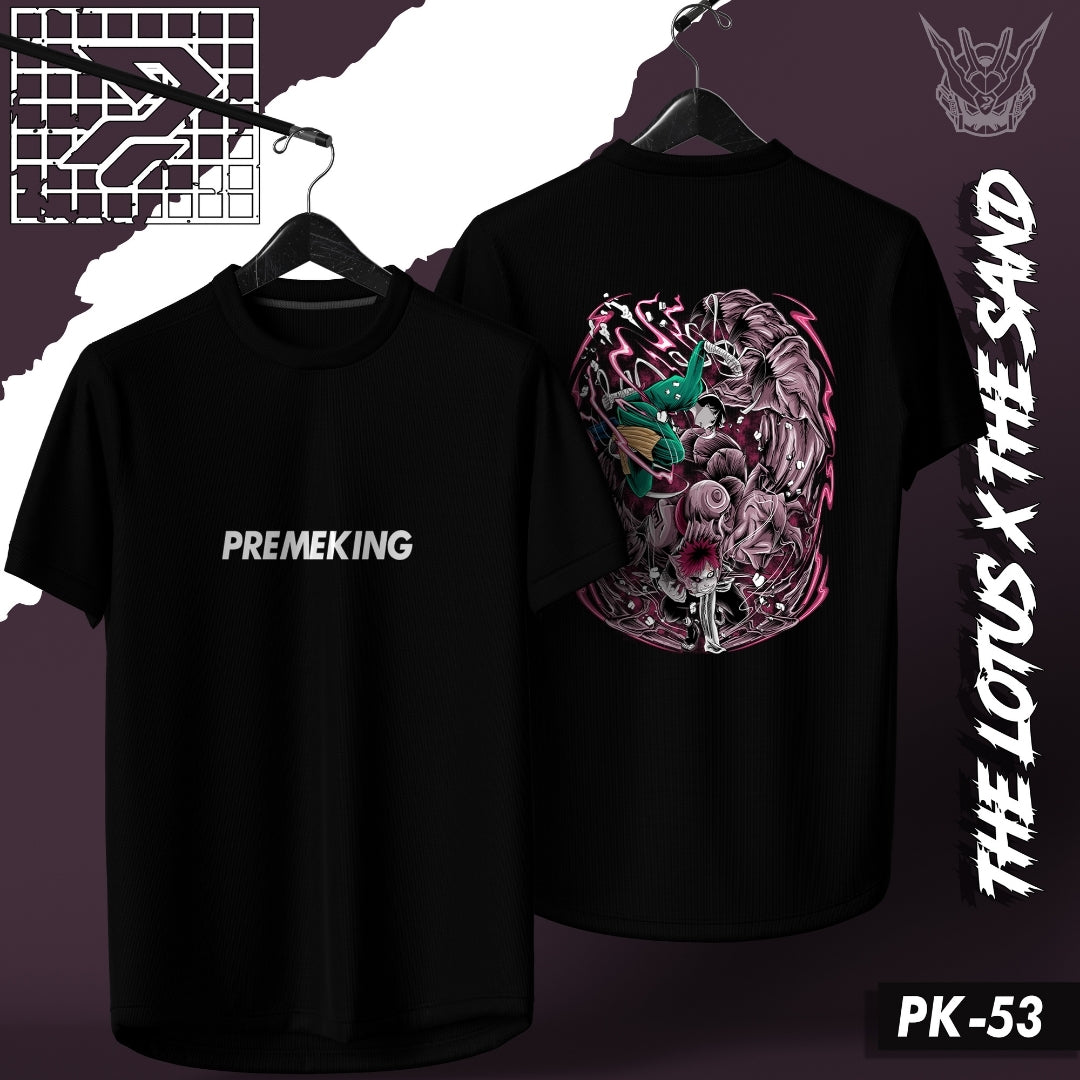 Premeking Anime Tee - PK53 The Lotus Vs The Sand