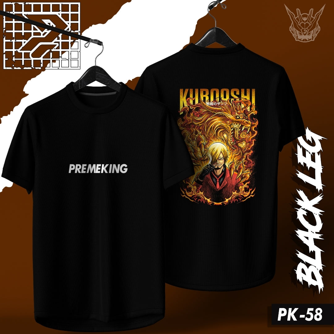 Premeking Anime Tee - PK58 Black Leg