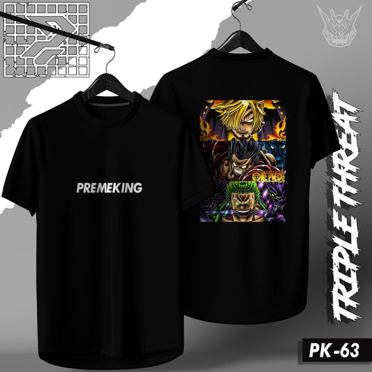 Premeking Anime Tee - PK63 Triple Threat