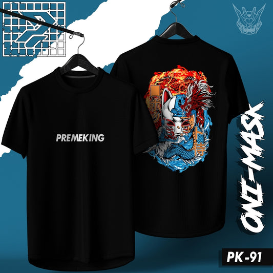 Premeking Anime Tee - PK91 Oni Mask
