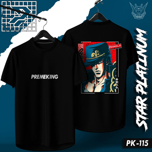 Premeking Anime Tee - PK115 Star Platinum