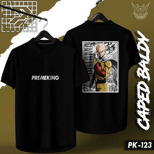 Premeking Anime Tee - PK123 Caped Baldy