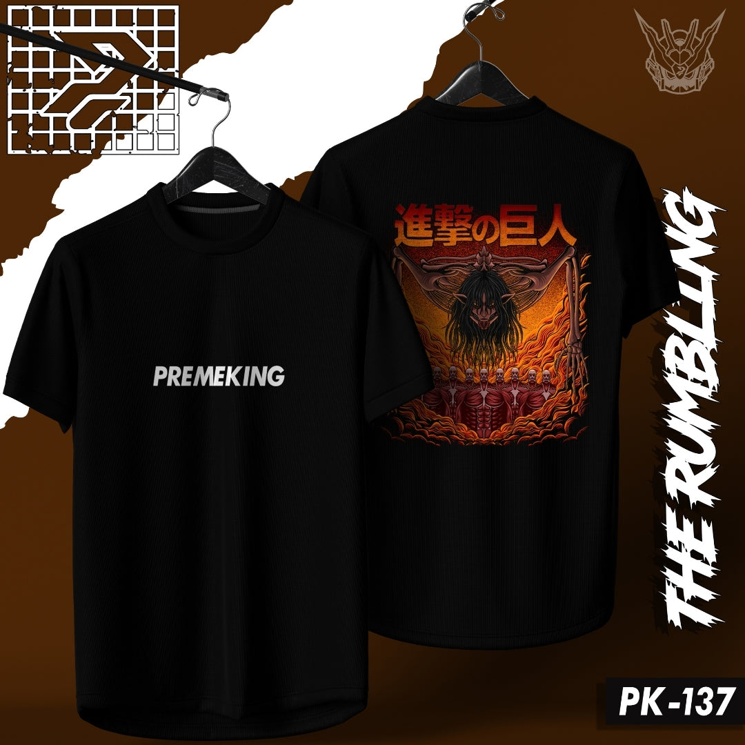 Premeking Anime Tee - PK137 The Rumbling